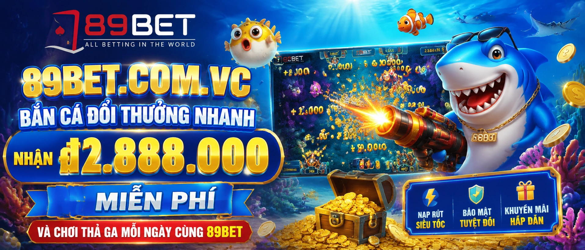 89BET dịch vụ banca