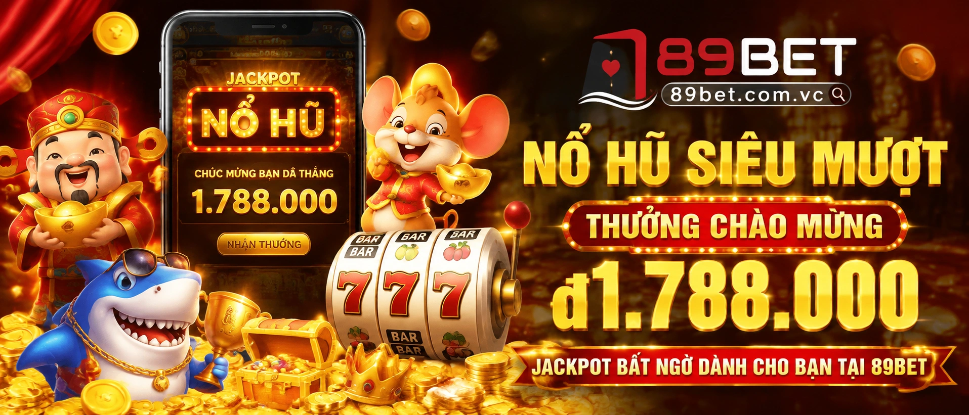 89BET nohu trên di động