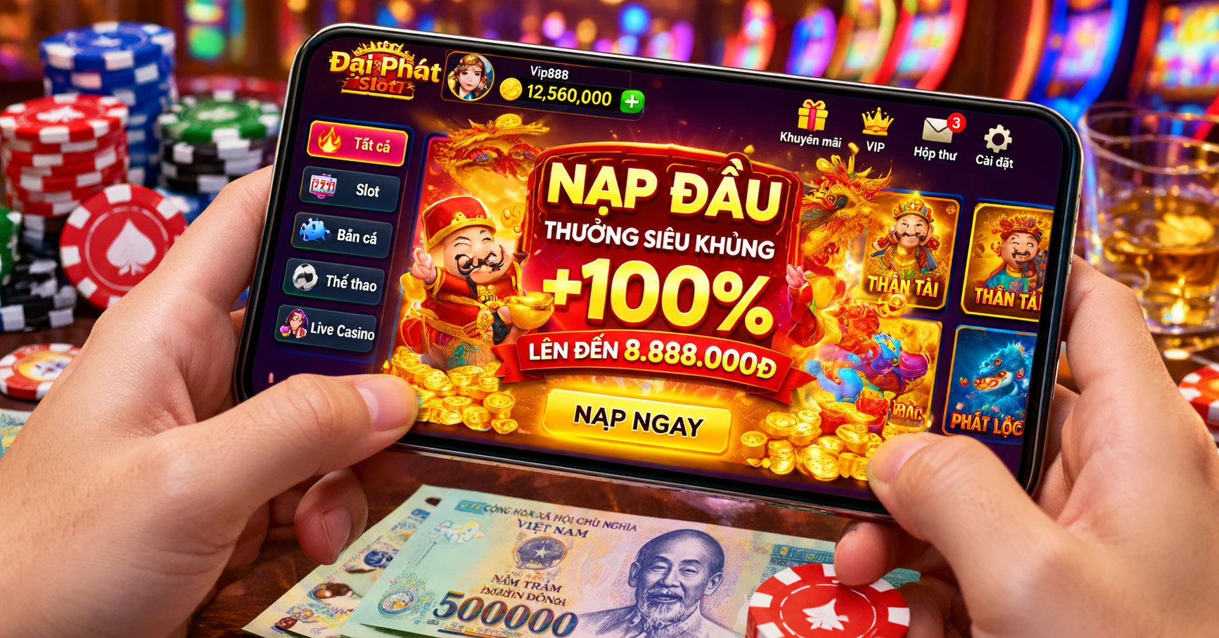 Nổ hũ tặng nạp đầu – Cơ hội vàng cho người chơi máy đánh bạc - image 3